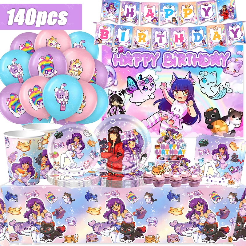 Baby Products Poster - Aphmau Birthday Decorations Pink Video Game