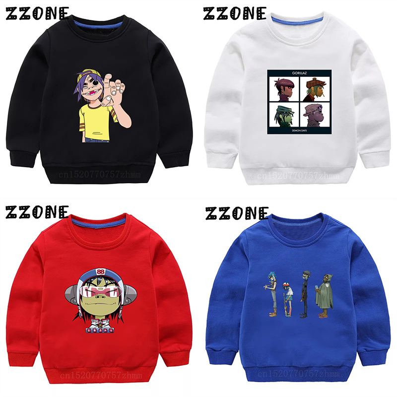 Baby Products Sale - Hot Sale Kids Sweatshirts Gorillaz Rock