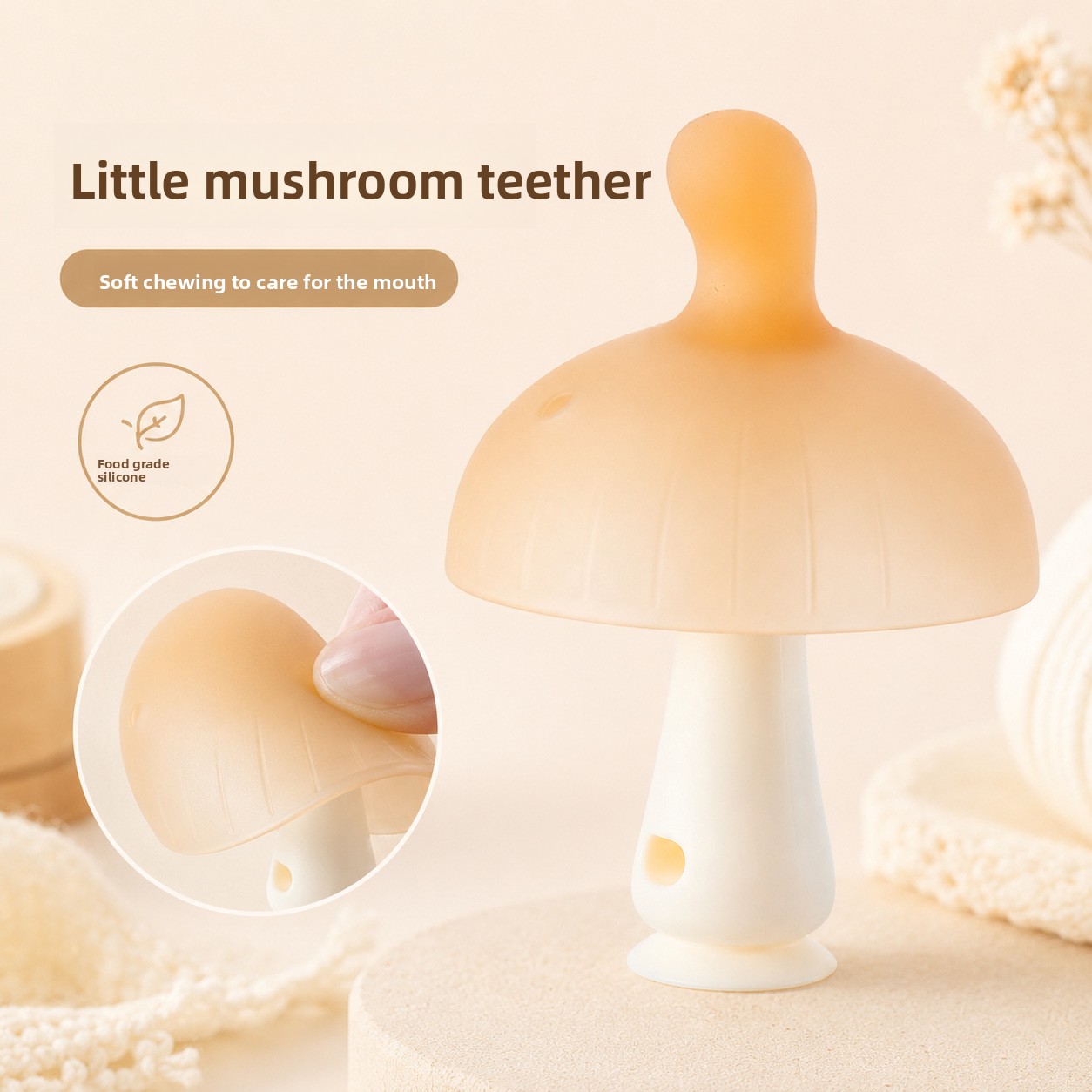 Baby Products Sale - Somenie New Food Grade Silicone Mushroom