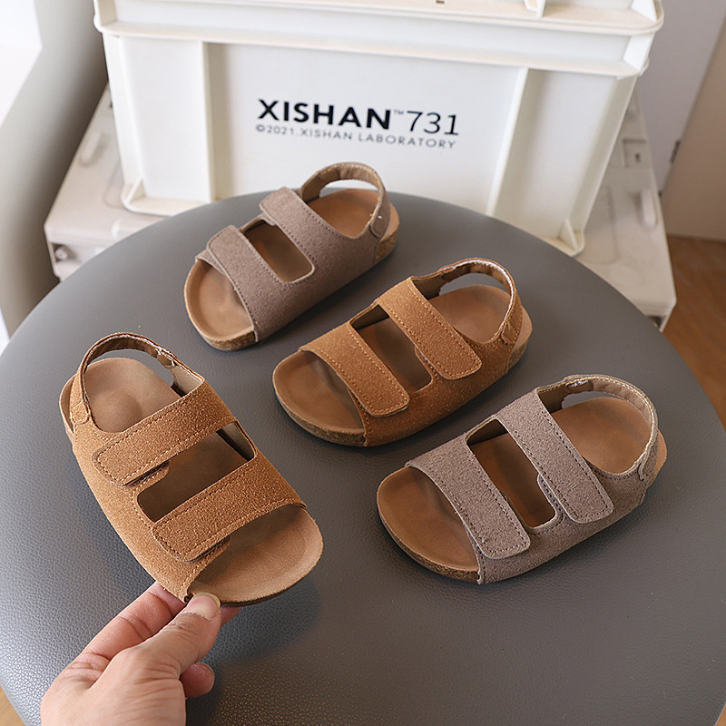Baby Product Brand - 2026 Brand Children's Suede Sandals with