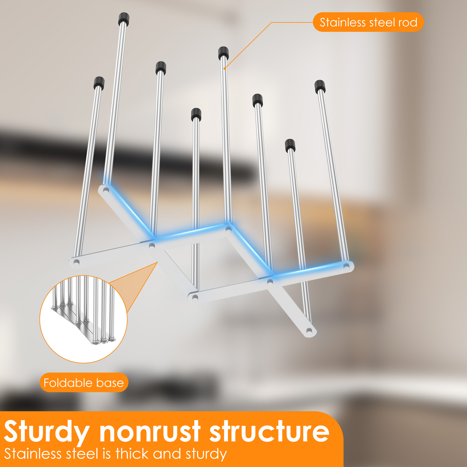 Foldable Baby Bottle Drying Ra - Baby Products Sale ulasan dan harga