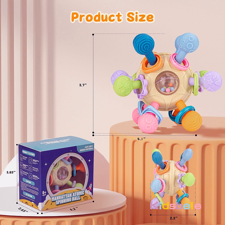Newborn Infant Shake Grab Spin - Baby Products Newborn ulasan dan harga