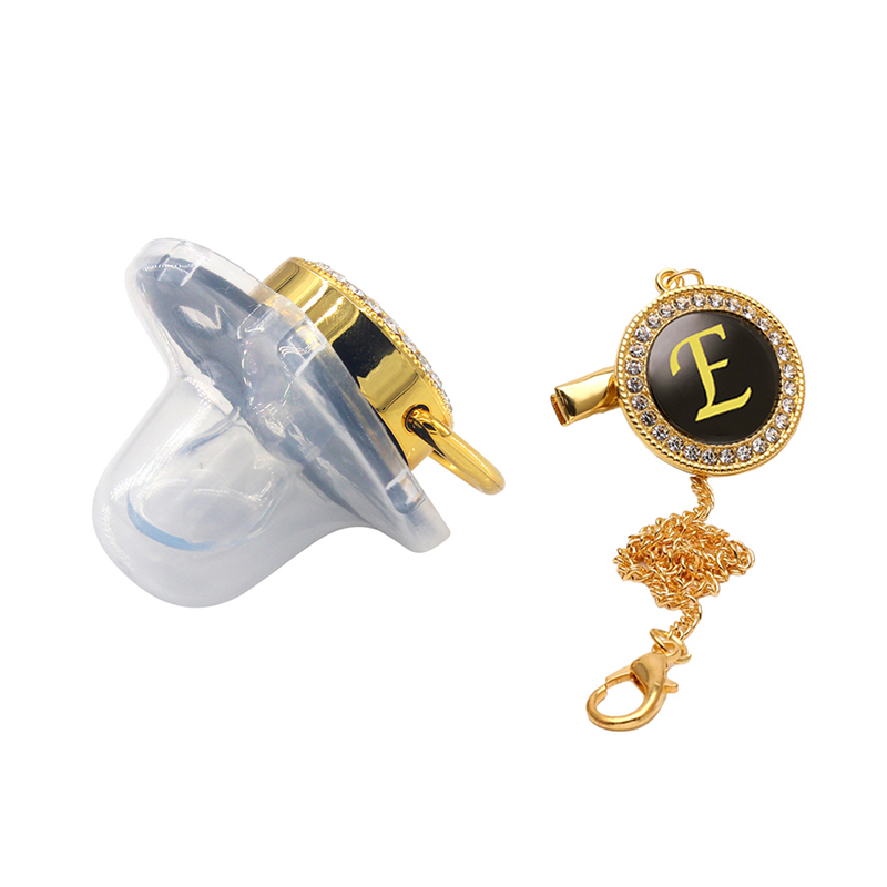 Black Gold Luxury Pacifier for - Baby Products Newborn ulasan dan harga