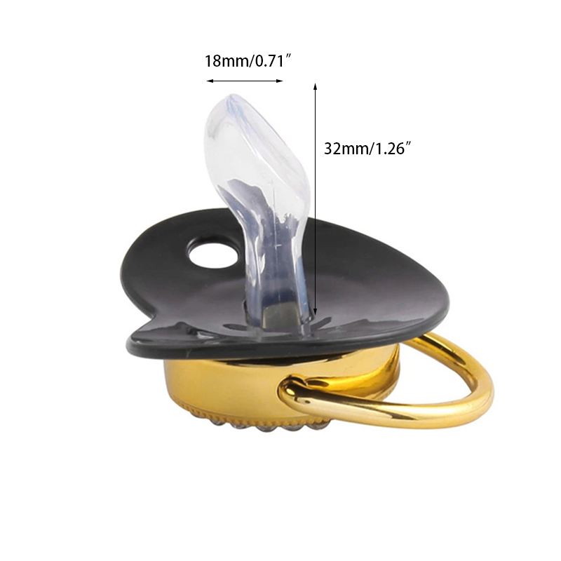 Black Gold Luxury Pacifier for - Baby Products Newborn ulasan dan harga