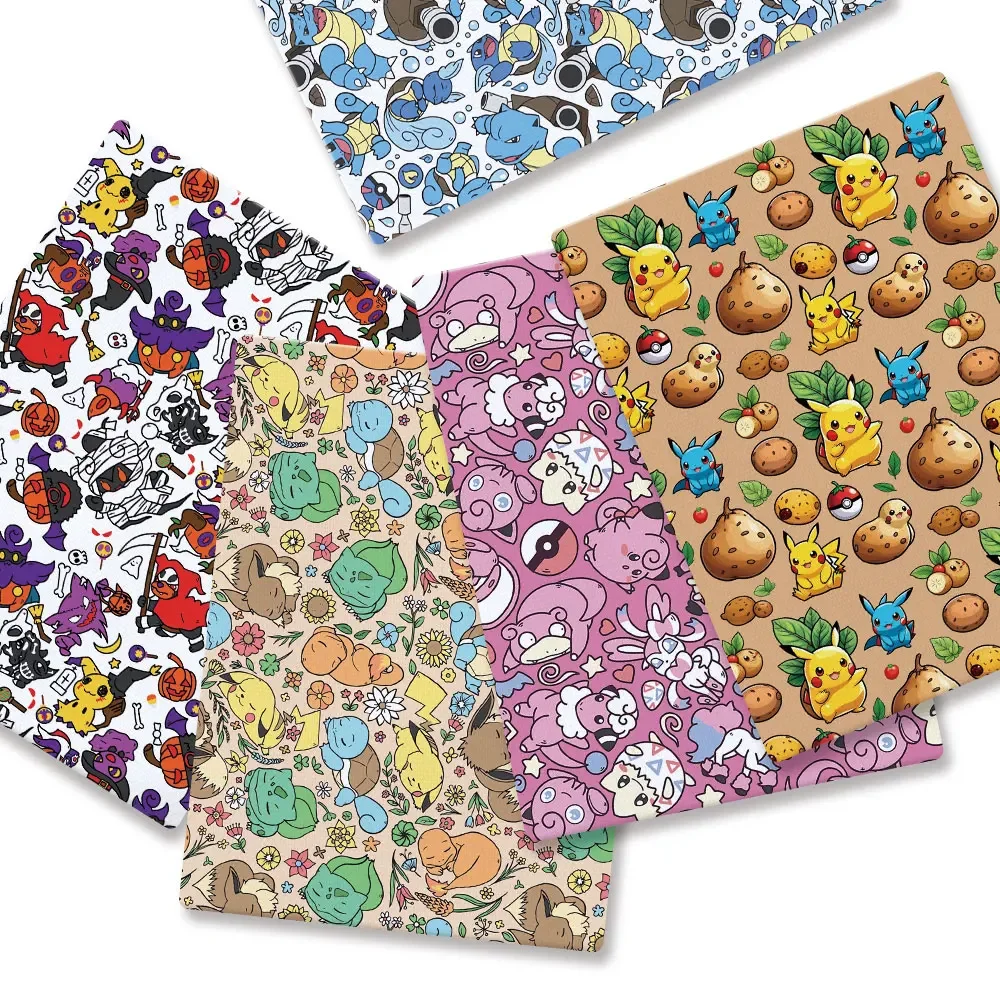 Pokemon Cartoon Fabric140*50cm - Baby Products In Japan ulasan dan harga