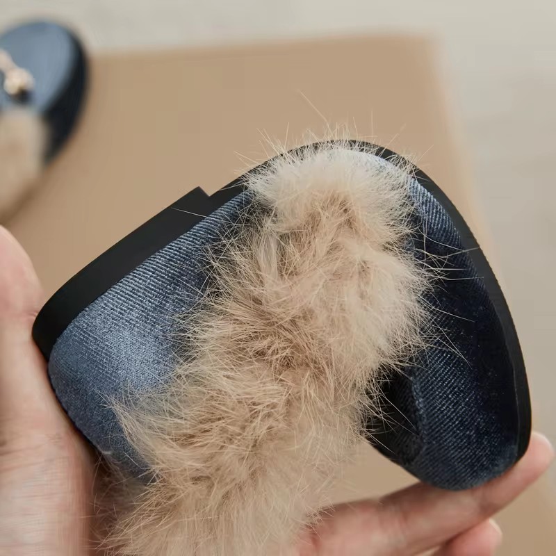 Winter Kids Fur Princess Shoes - Baby Product Brand ulasan dan harga