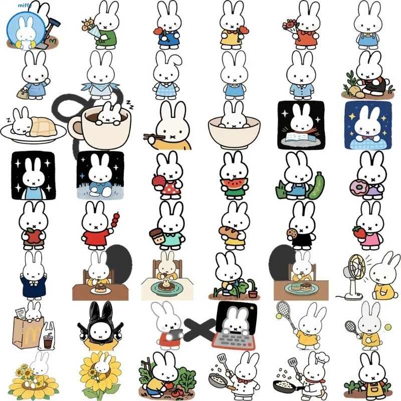 Kawaii Miffy Cute Cartoon Heal - Baby Products Poster ulasan dan harga