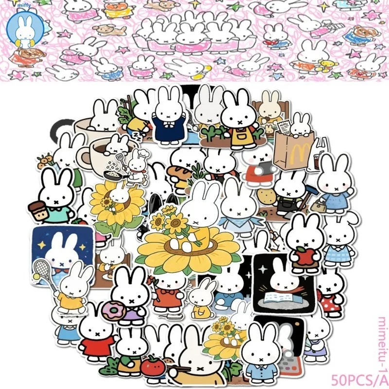 Kawaii Miffy Cute Cartoon Heal - Baby Products Poster ulasan dan harga