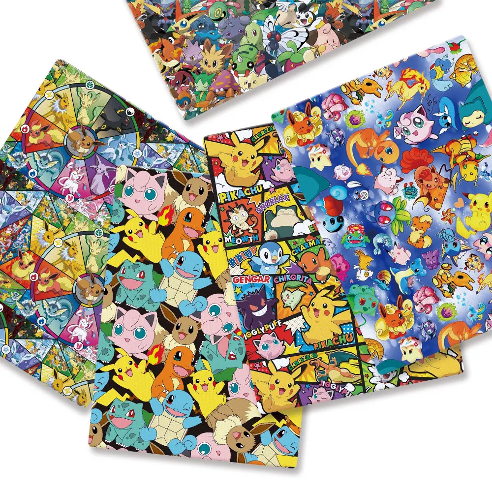 Pokemon Cartoon Fabric140*50cm - Baby Products In Japan ulasan dan harga