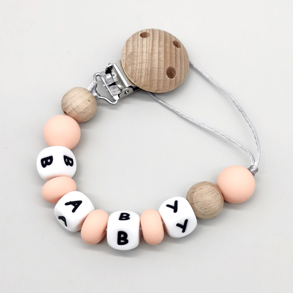 Custom Name Pacifier Clips Cha - Baby Products For Gift ulasan dan harga