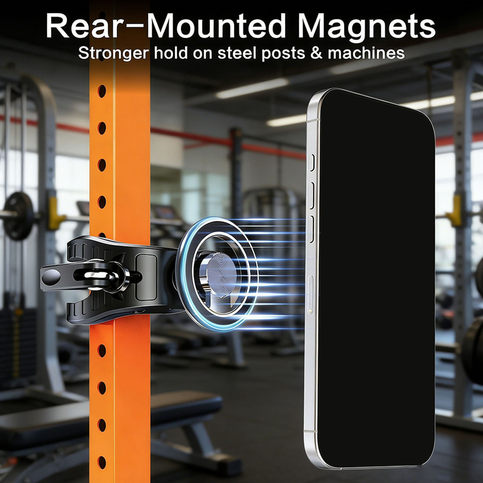 Magnetic Phone Holder Clamp Mo - Stroller Accessories ulasan dan harga