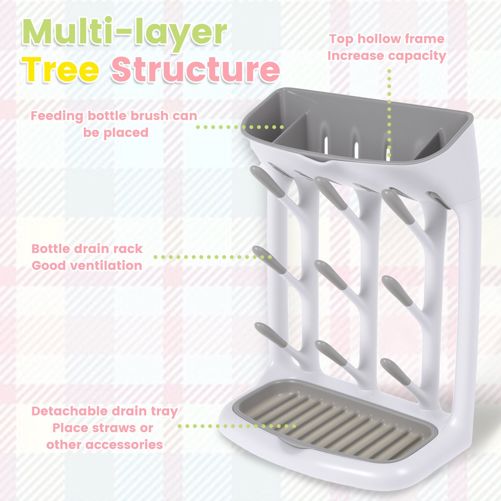 Baby Bottle Drying Rack Plasti - Baby Products Sale ulasan dan harga
