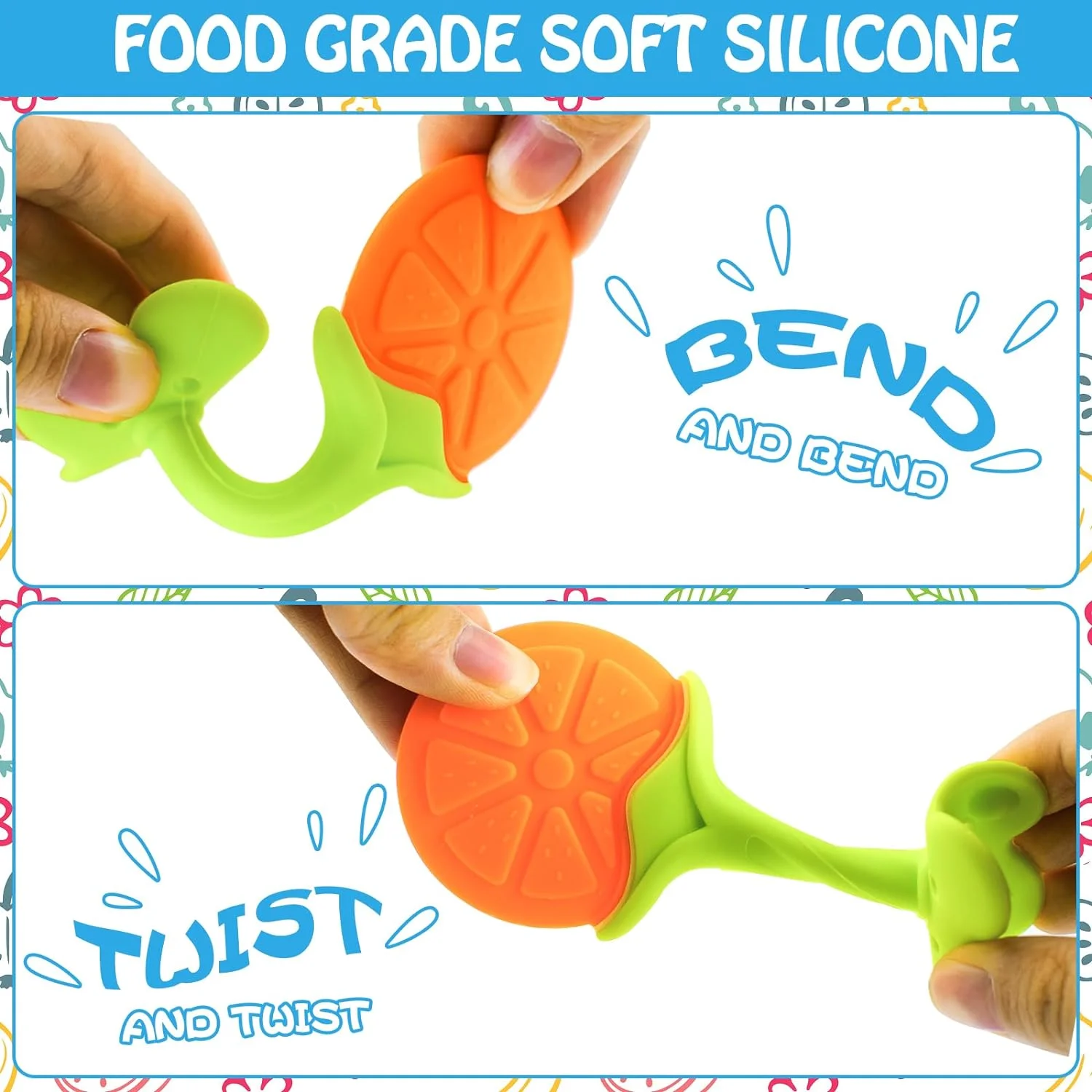 Teething Baby Toy Silicone Tee - Baby Products Sale ulasan dan harga
