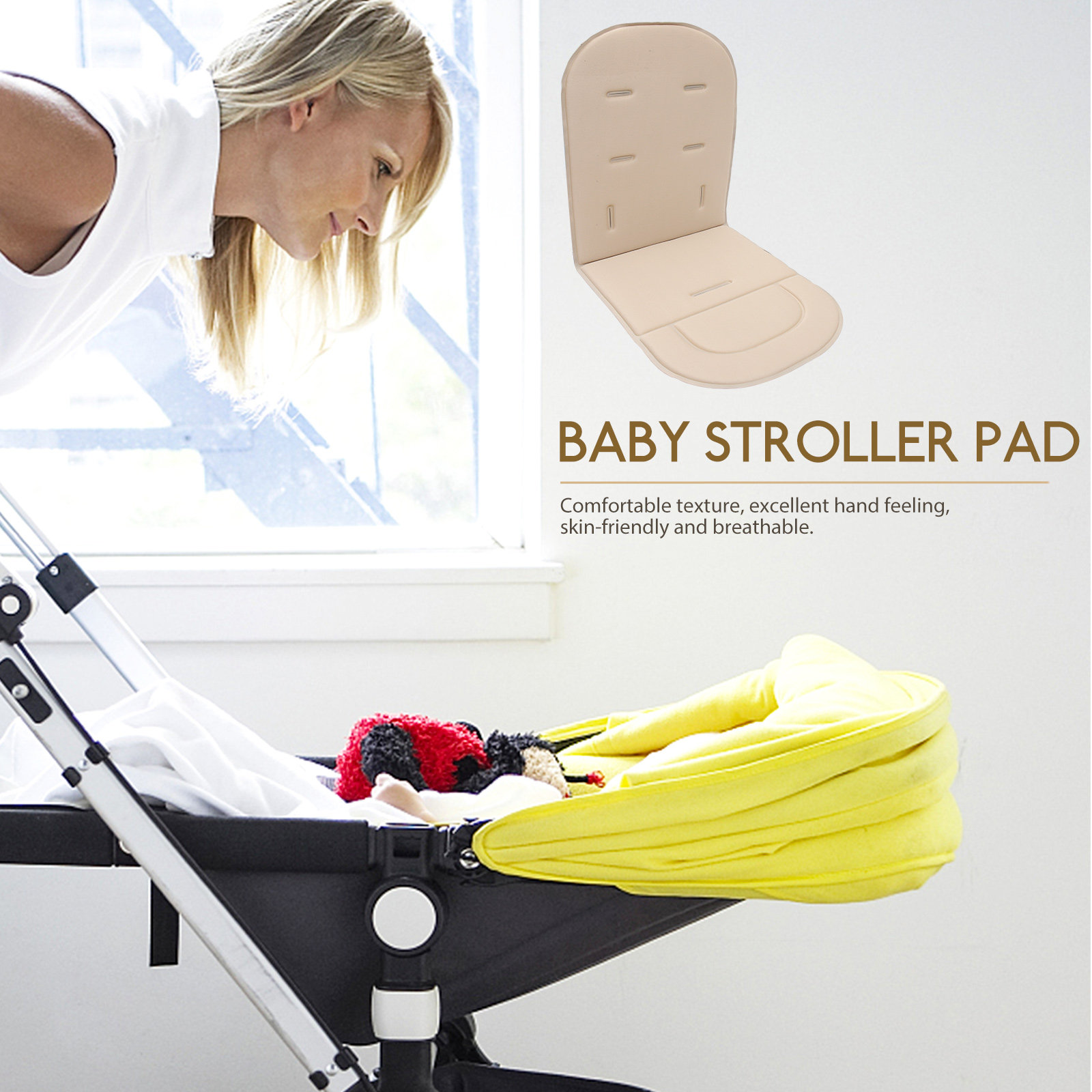 Baby Stroller Cushion Cotton B - Stroller Accessories ulasan dan harga