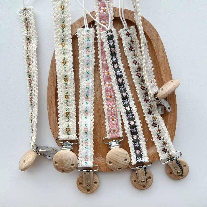 Lace Pacifier Clip Chain for N - Baby Products For Gift ulasan dan harga