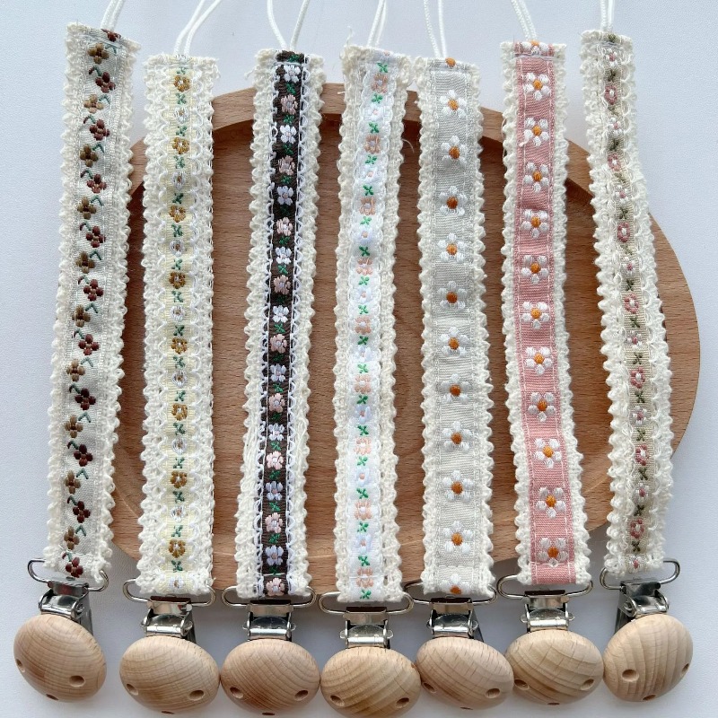 Lace Pacifier Clip Chain for N - Baby Products For Gift ulasan dan harga