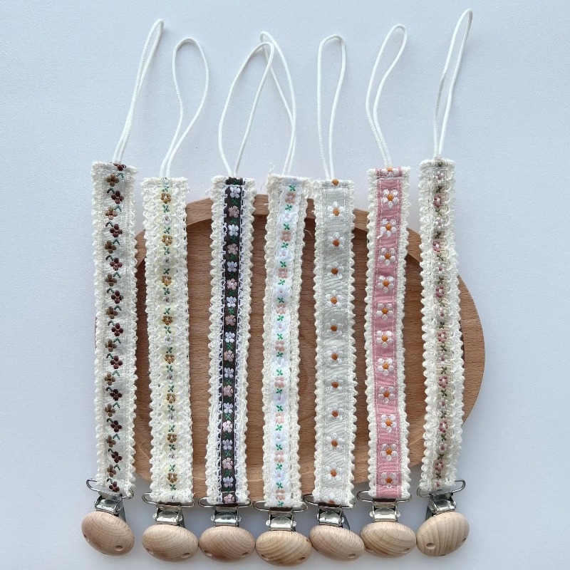 Lace Pacifier Clip Chain for N - Baby Products For Gift ulasan dan harga